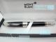 Copy Mont Blanc JFK Fountain Pen Black & Sliver Clip For Sale (2)_th.jpg